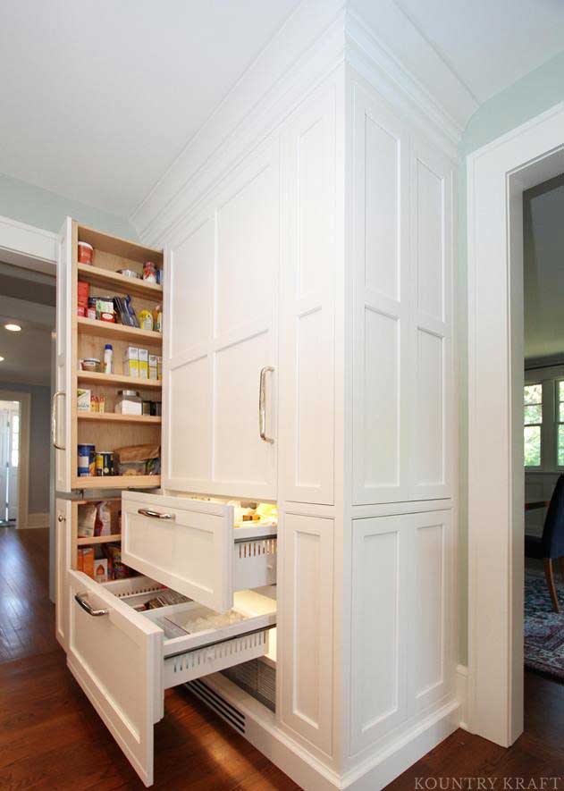 Freezer Drawers Provide Room for More Small Kitchen Storage Ideas freezer drawers provide convenience and more room for small kitchen storage ideas