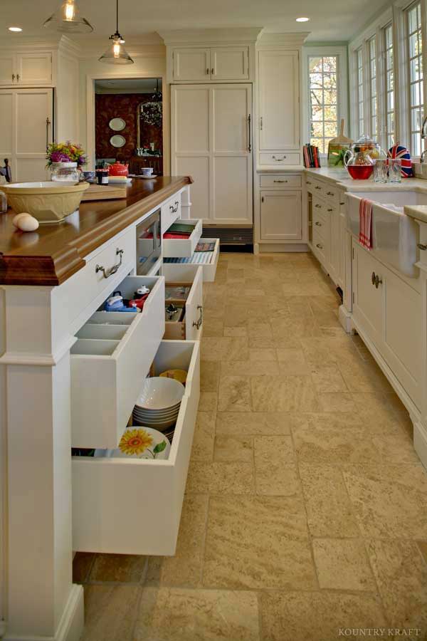 Functional Kitchen Island with Custom Storage Options small kitchen storage ideas include a functional kitchen island